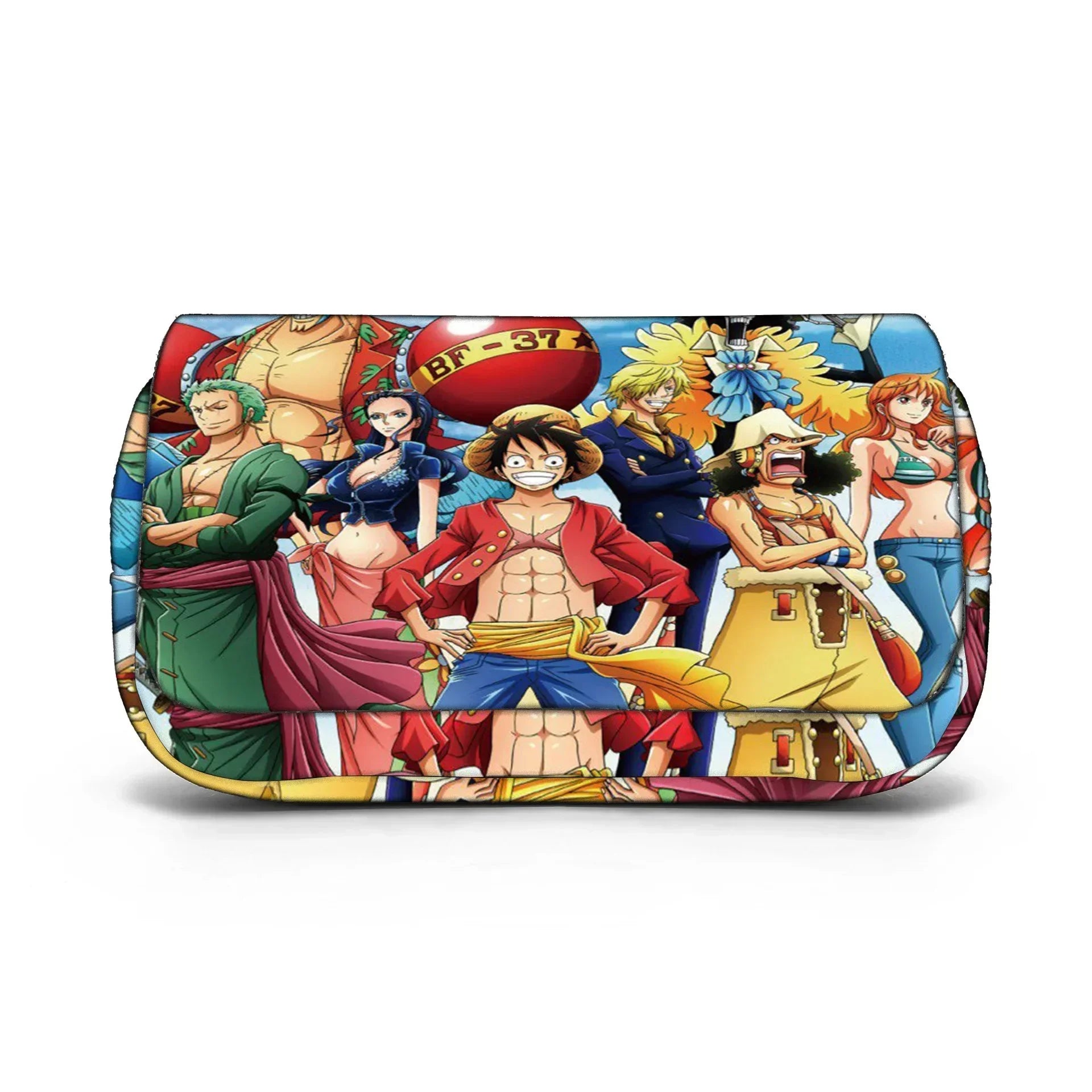 One Piece Zipper Pencil Case – Anime Stationery Bag