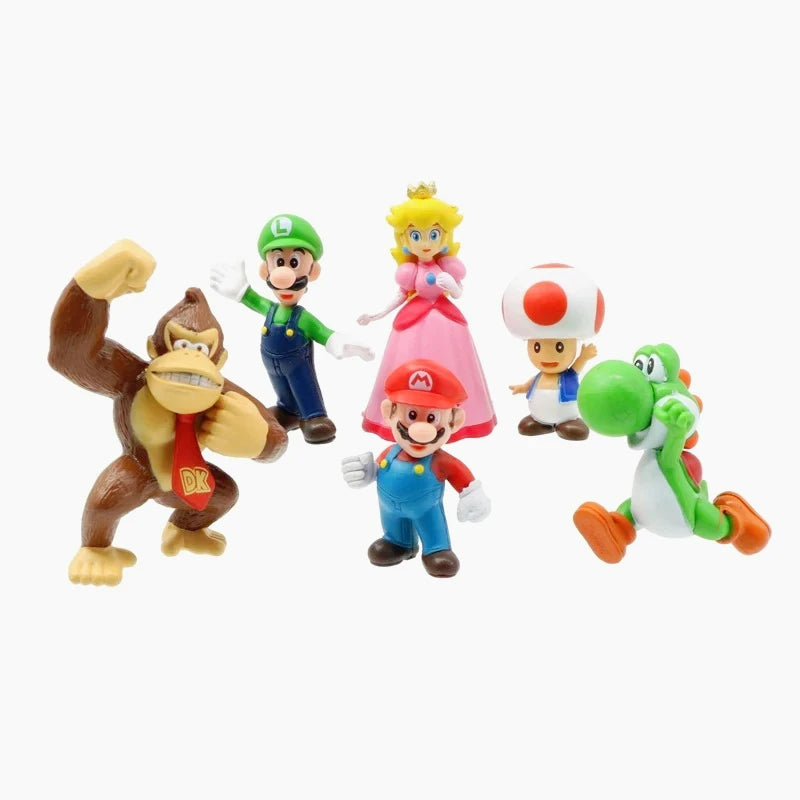 Super Mario – 6 Piece Figure Set
