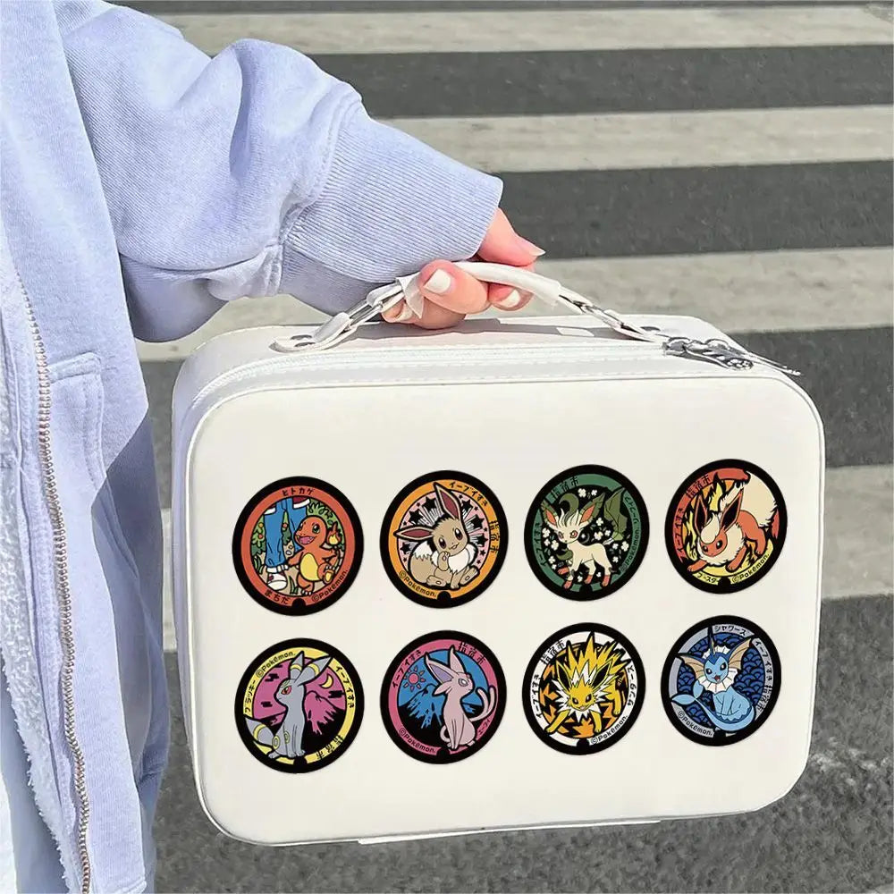 Pokémon Round Sticker Roll – 500pcs Waterproof PVC Stickers