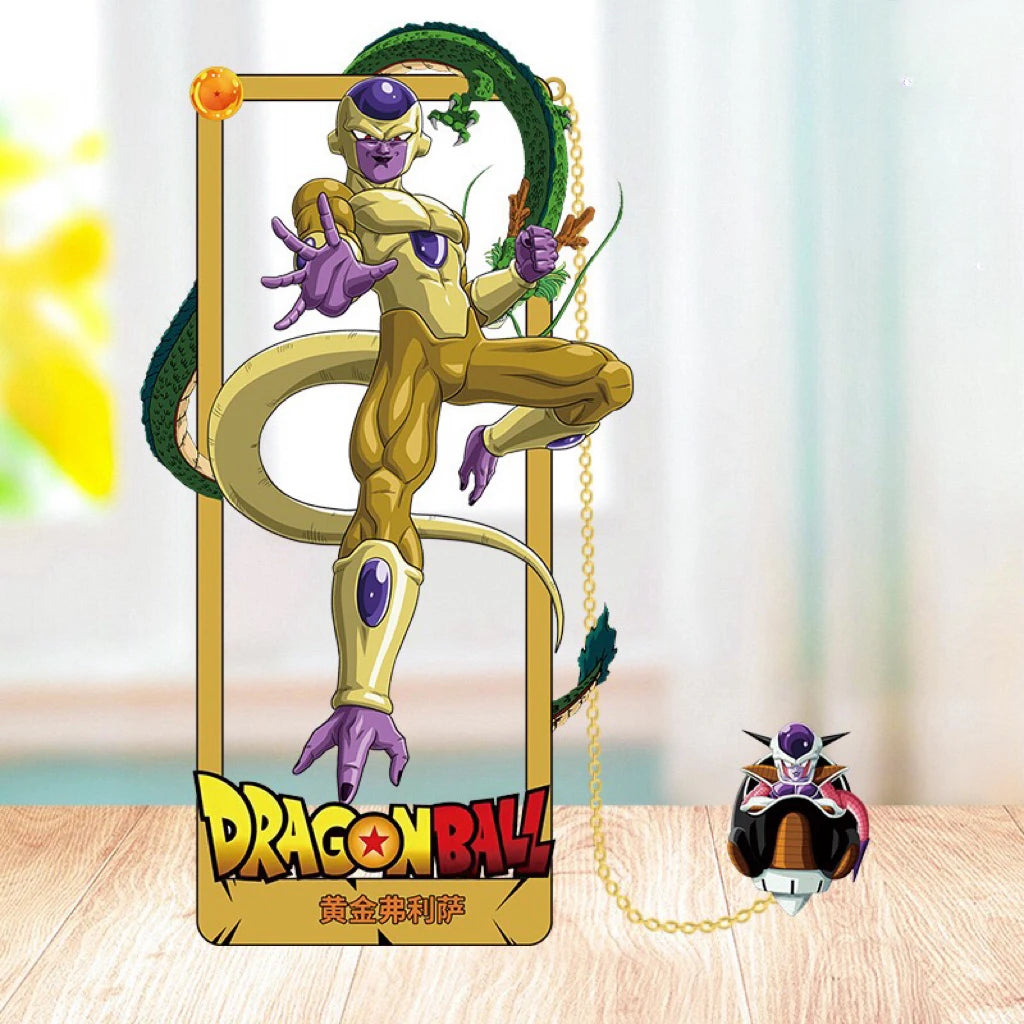 Dragon Ball Z 3D Metal Bookmarks – Anime Character Collection
