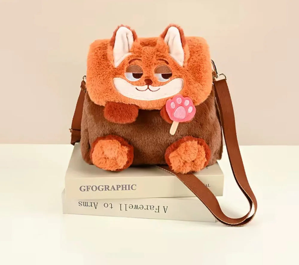 Zootopia Plush Backpack / Crossbody Bag