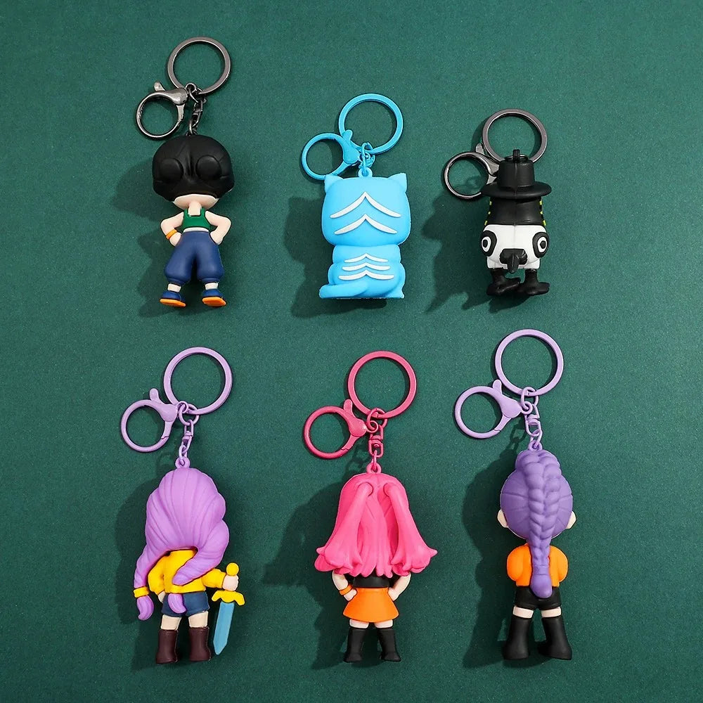 K-Pop Demon Hunters Character Keychains
