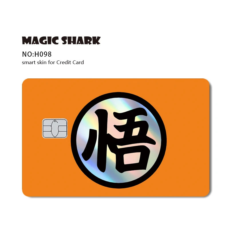 Dragon Ball Z EMV Card Stickers – Anime Card Skins for All Chip Sizes