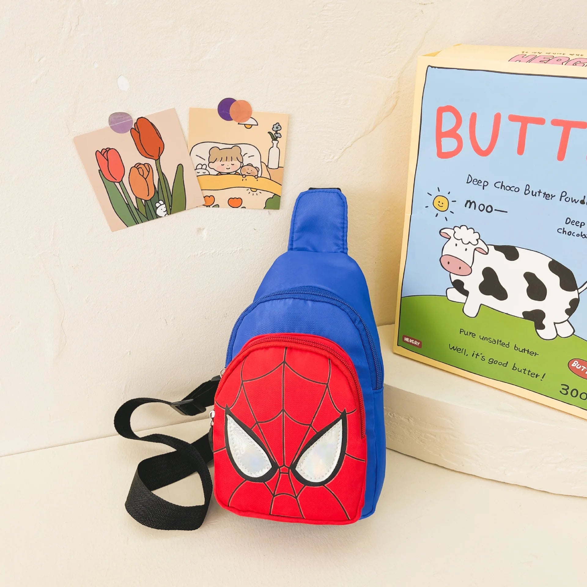 Spider Hero Kids Crossbody Sling Bag