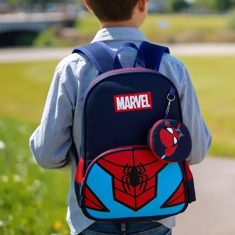 Marvel Kids Backpack Collection – Spiderman, Iron Man & Captain America