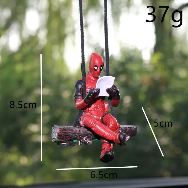 Deadpool Car Hanging Ornament Collection – Funny Dashboard Decorations (8 Variants)