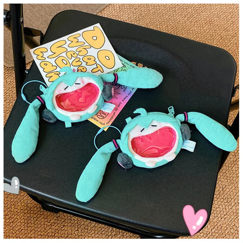 Hatsune Miku Plush Crossbody Bag – Cute Anime Shoulder Purse