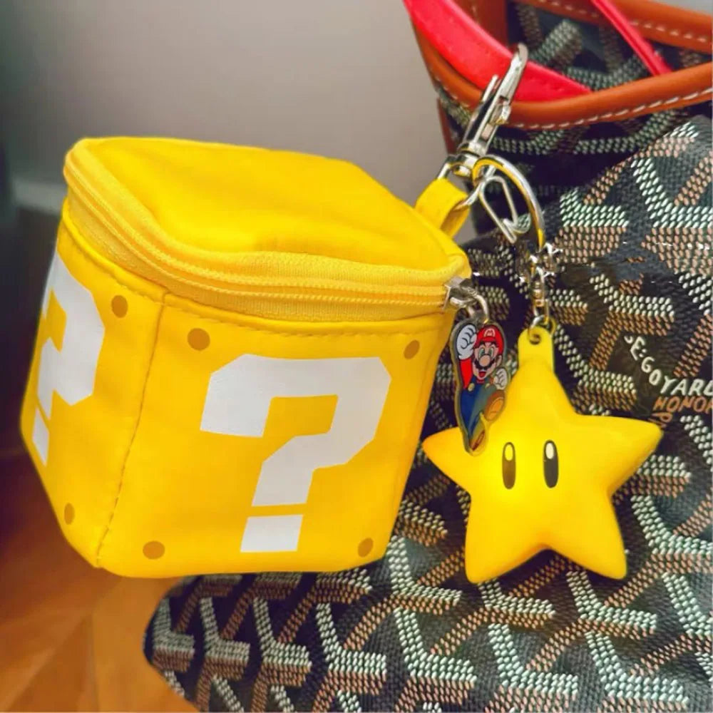 Super Mario Question Block Mini Pouch Bag