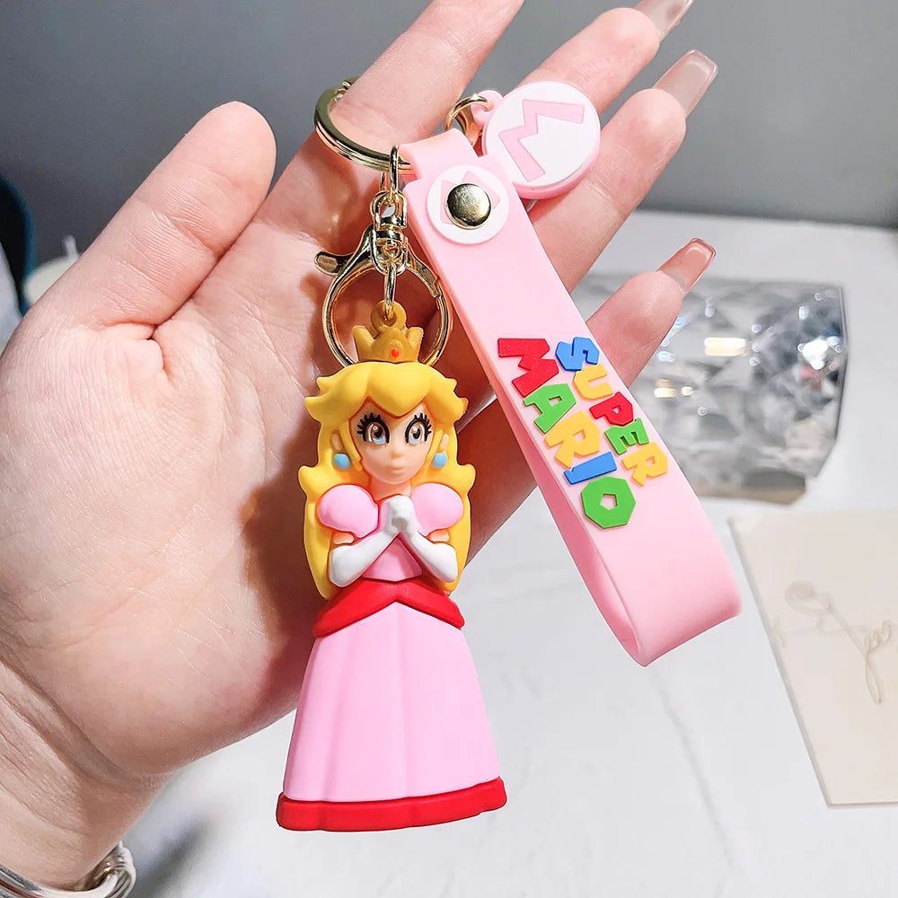 uper Mario Character Keychain – Mario, Luigi, Yoshi & More