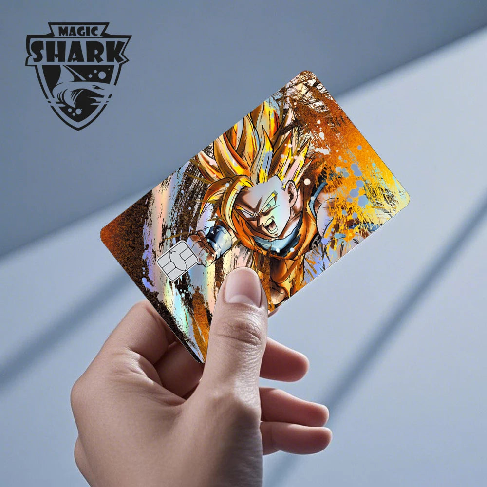 Dragon Ball Z EMV Card Stickers – Anime Card Skins for All Chip Sizes