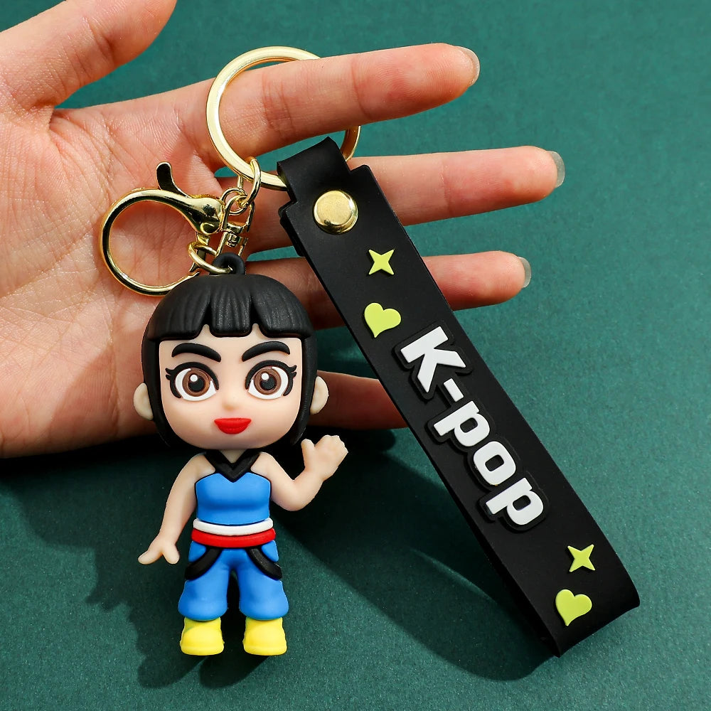 K-POP Demon Hunters Keychain – Anime-Inspired Collectible Charm