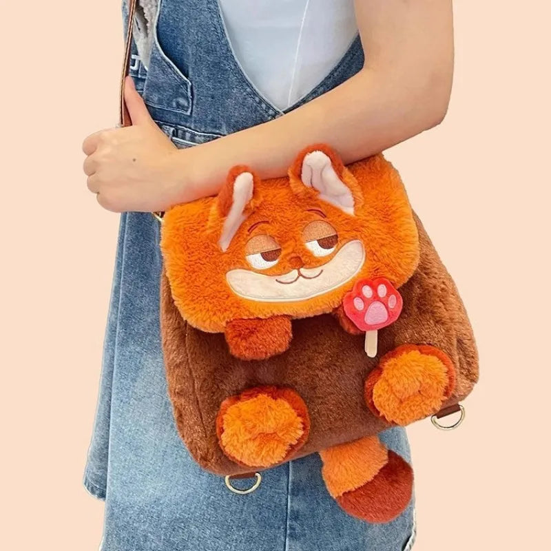 Zootopia Plush Backpack / Crossbody Bag
