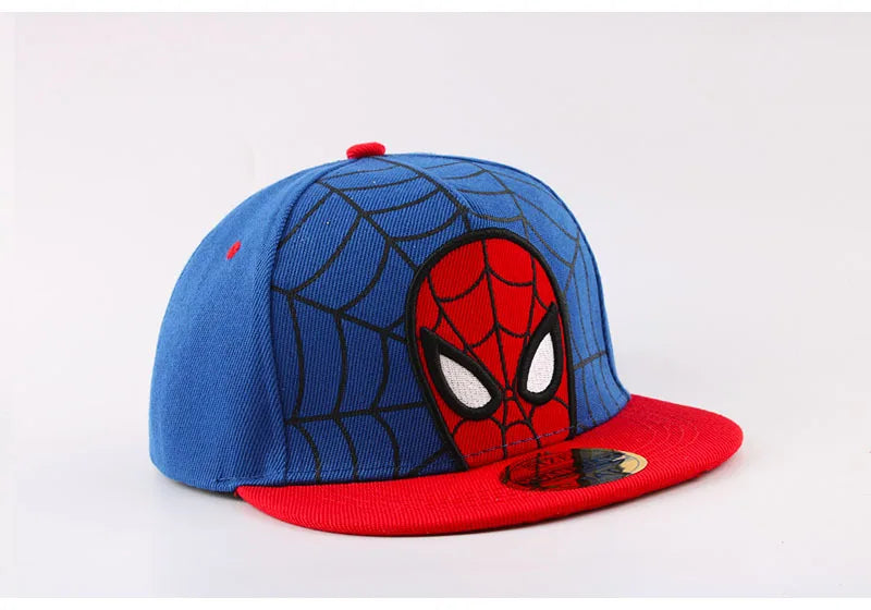 Spider-Hero Kids Snapback Cap – Adjustable Cartoon Hat