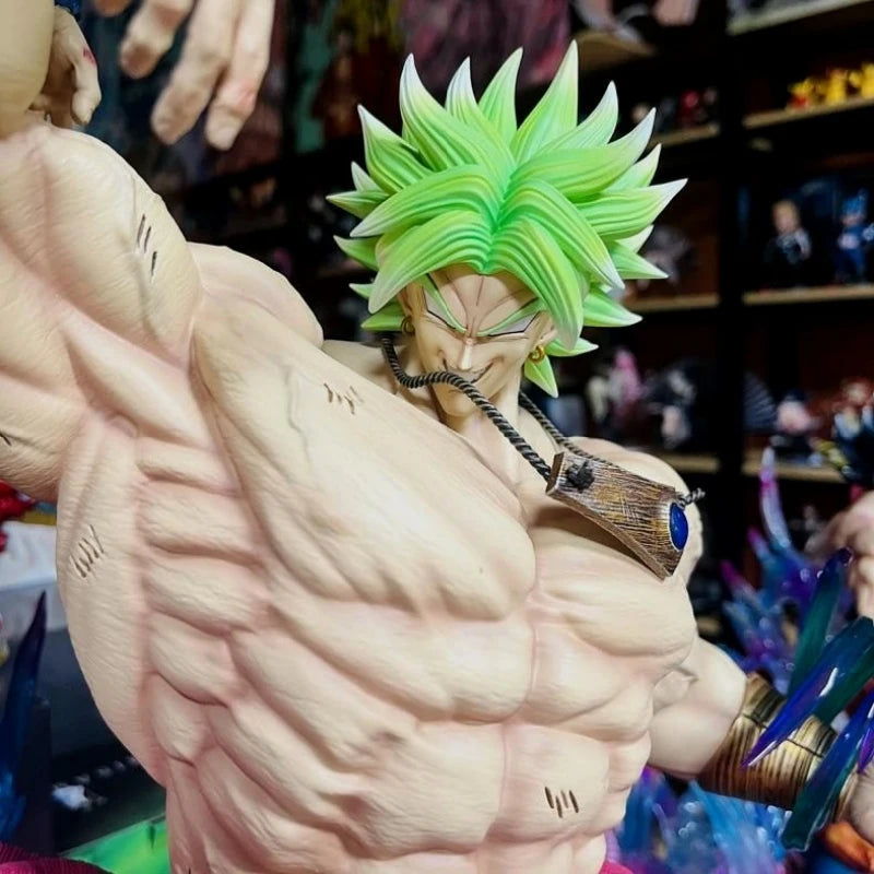 Dragon Ball Z Broly vs Goku Figurine – 28cm / 20cm Figurine