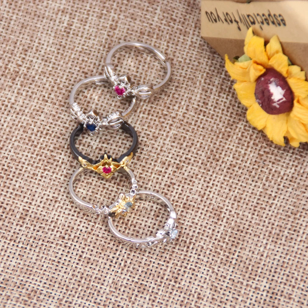Genshin Impact Character Rings – Anime Jewelry Collection