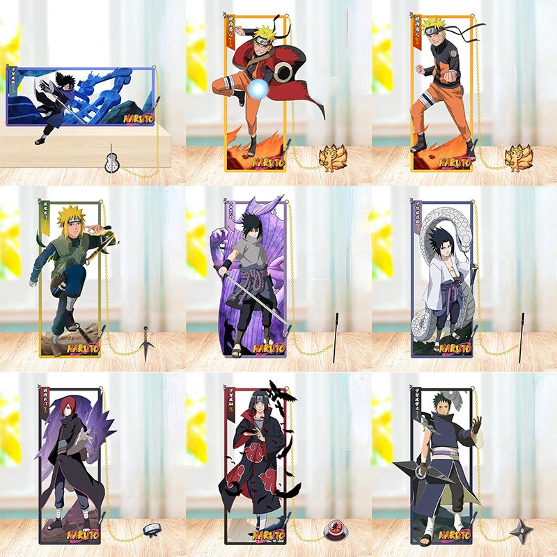 Naruto Metal Character Bookmarks – 9x4cm