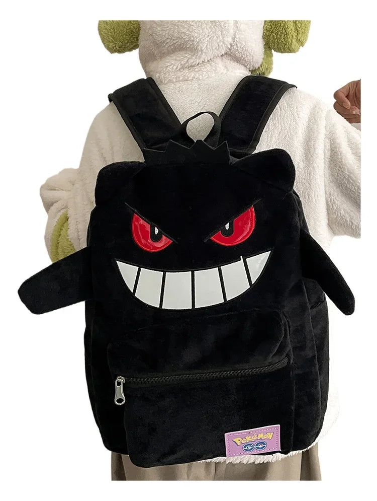 Pokémon Gengar Plush Backpack – Black & Purple Variants