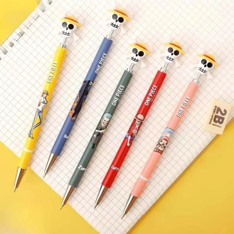 One Piece Mechanical Pencil – 0.7mm Anime Stationery (Random Character)