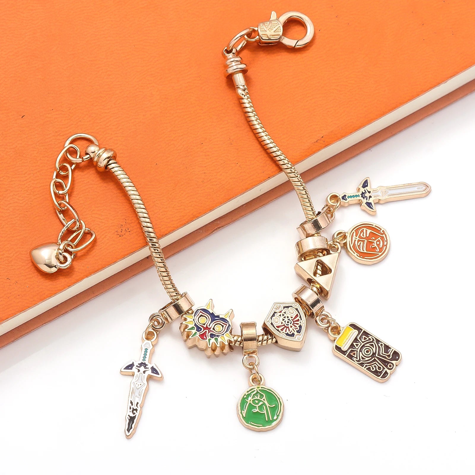 Zelda Tears of the Kingdom Charm Bracelet – 17cm