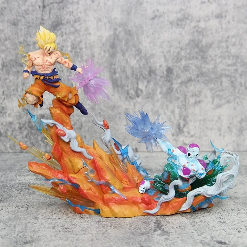 Super Saiyan Goku vs Frieza LED Battle Diorama Figure – 25cm