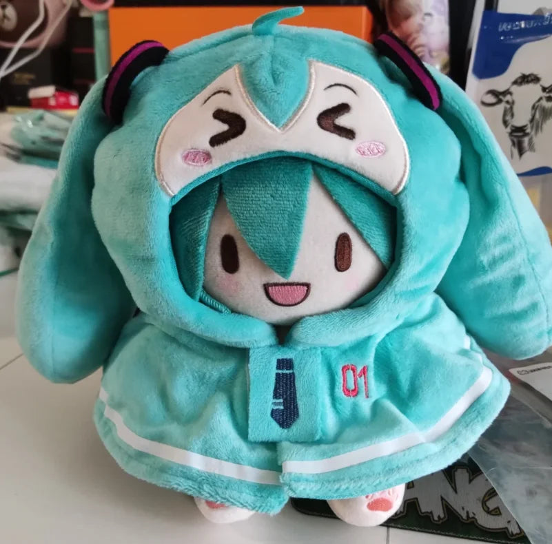Vocaloid Hatsune Miku 20cm Cotton Doll Outfit Hoodie Set