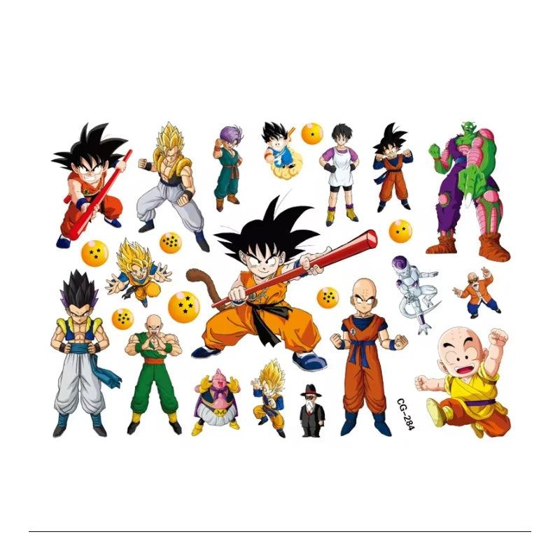 Dragon Ball Z - Tattoo Stickers