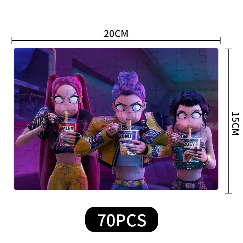 K-Pop Demon Hunters 70-Piece Mini Puzzle (Multiple Variants)