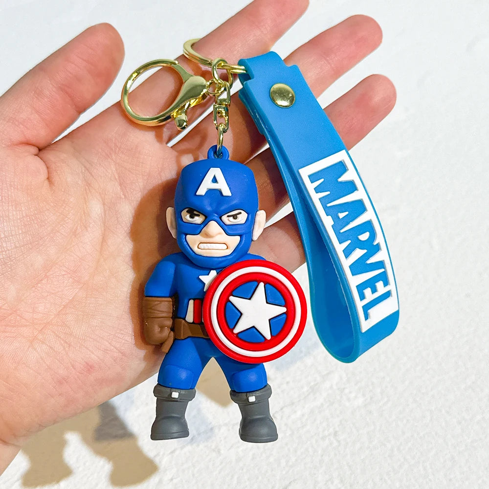 Marvel Avengers Superhero Keychain Collection – 6 Designs or Full Set