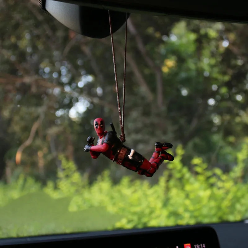 Deadpool Car Hanging Ornament Collection – Funny Dashboard Decorations (8 Variants)