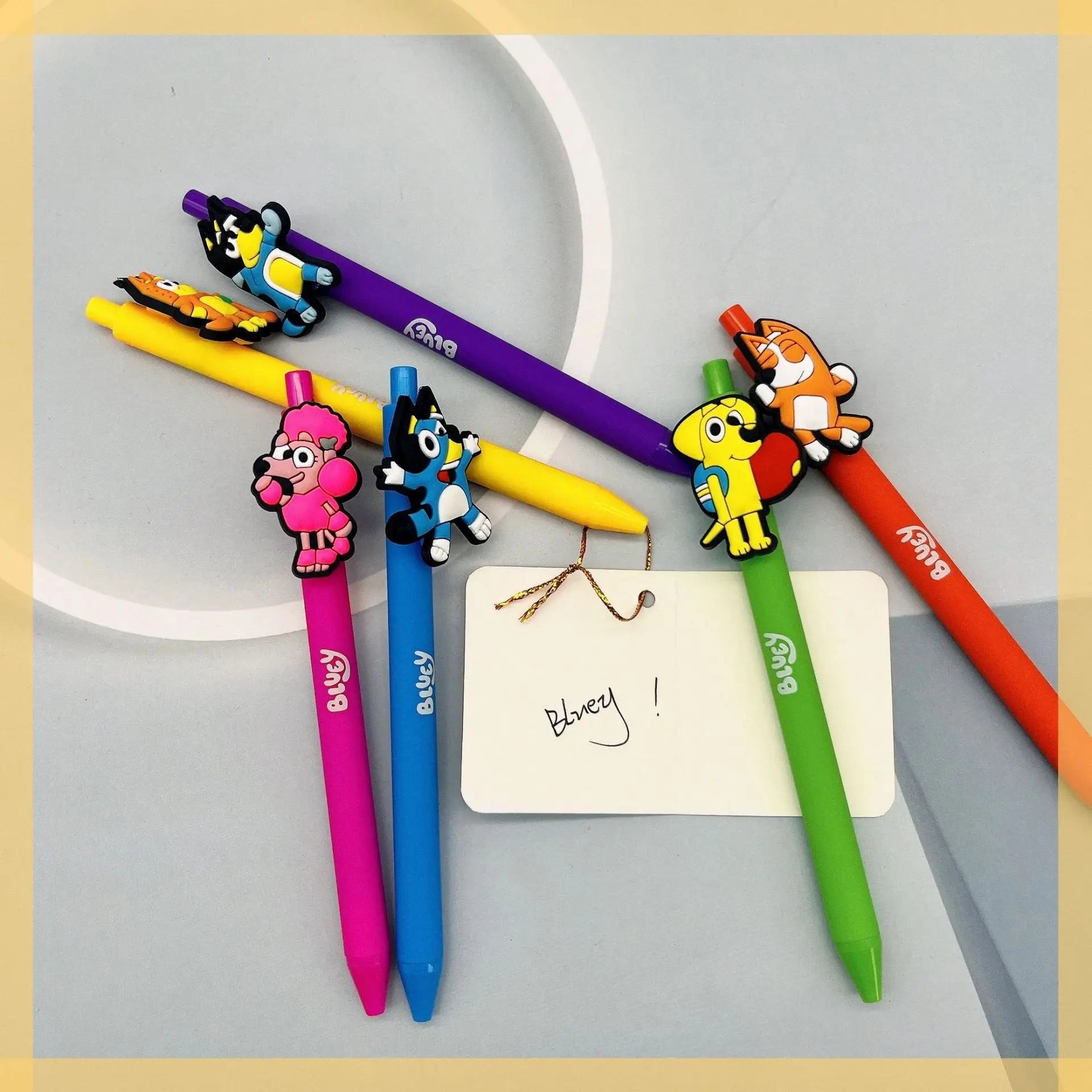 Bluey Character Gel Pens – Set of 6 or 30 Mixed Designs
