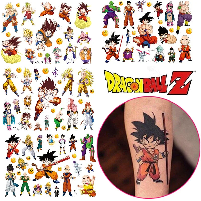 Dragon Ball Z - Tattoo Stickers