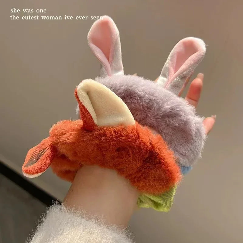 Zootopia Plush Hair Scrunchies
