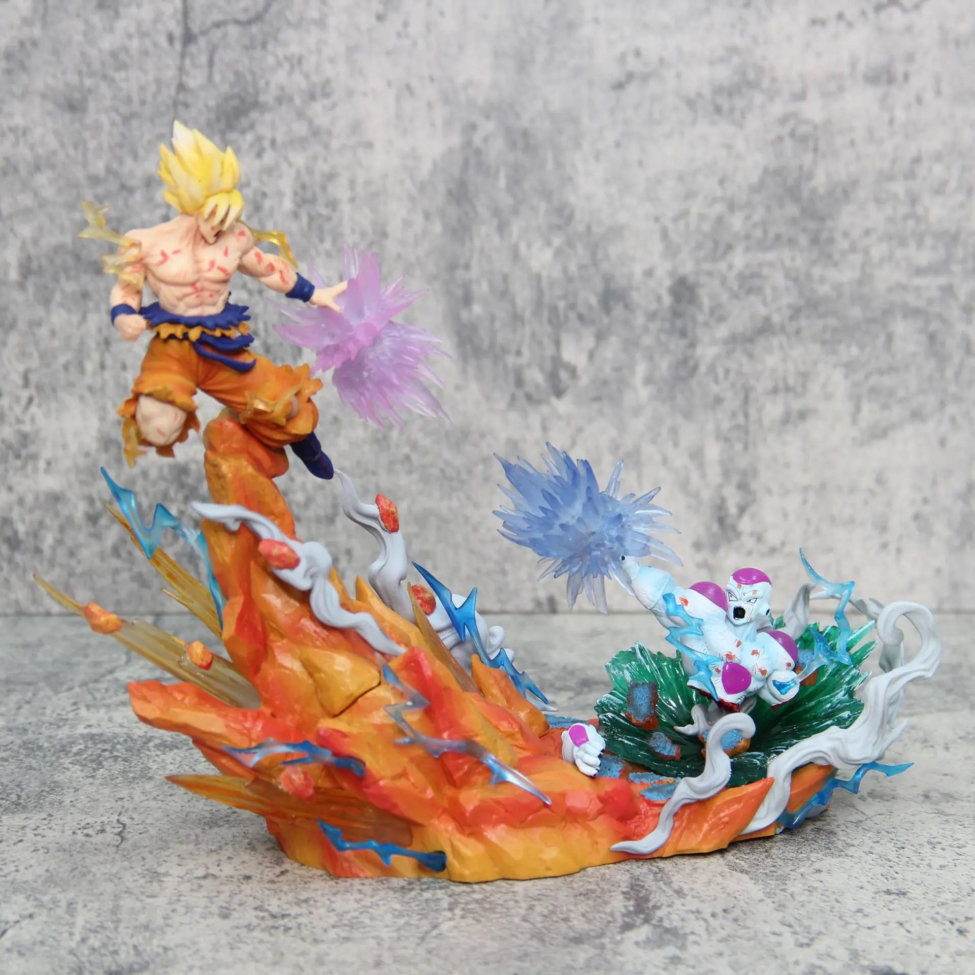 Super Saiyan Goku vs Frieza LED Battle Diorama Figure – 25cm