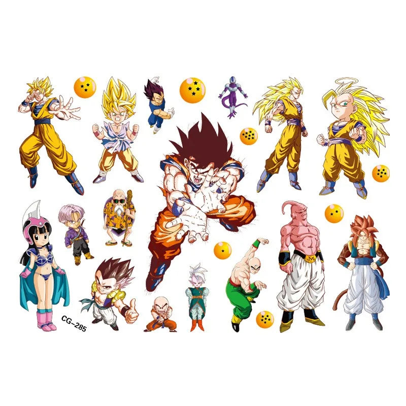 Dragon Ball Z - Tattoo Stickers