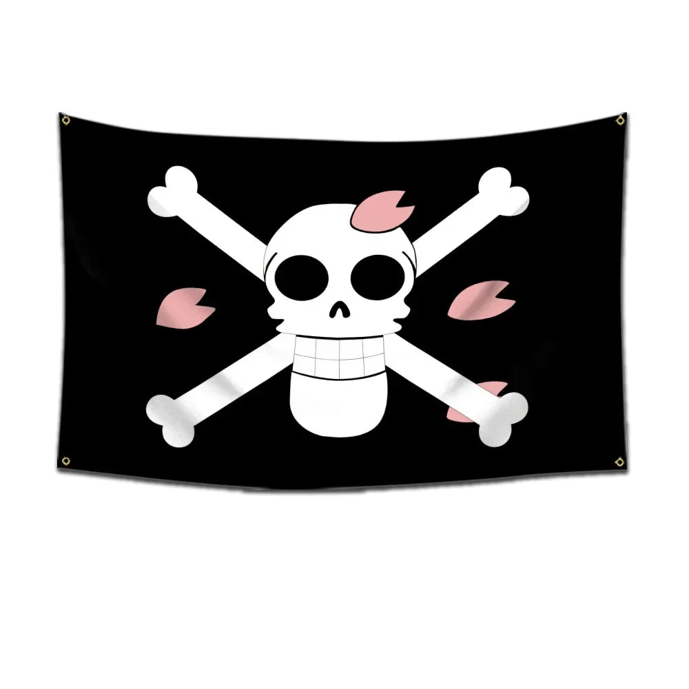 One Piece Pirate Flag Tapestry – 60x90cm Anime Wall Banner (Multiple Variants)