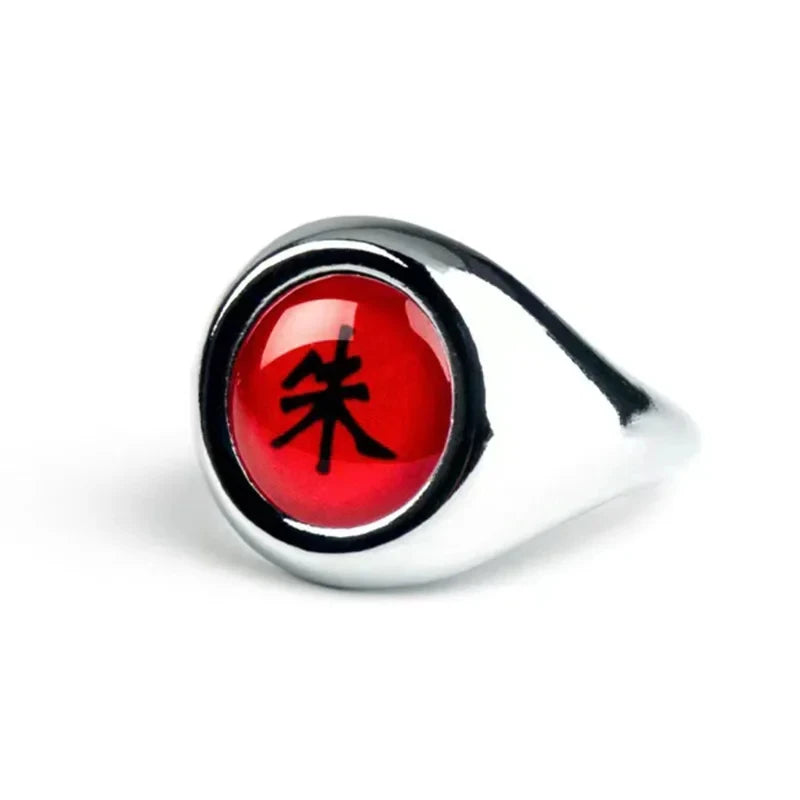 10pcs Naruto Akatsuki Rings Anime Itachi Figure Cosplay Action Accessory Jewerly Cool Boys Children Kids Toys Gifts