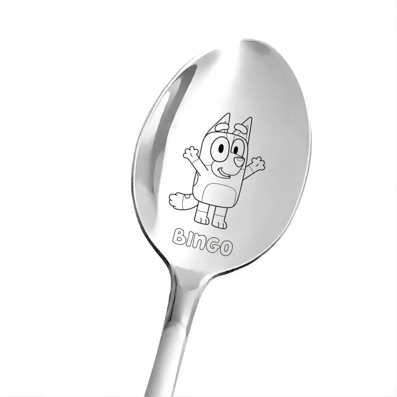 Bluey & Bingo Engraved Stainless Steel Cutlery