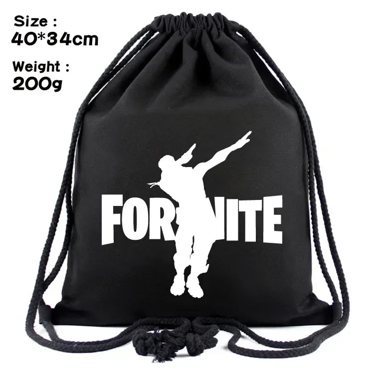 Fortnite Bundle Pocket Large Capacity Fashionable Basketball Storage Bag Sports Backpack Portable Canvas Backpack