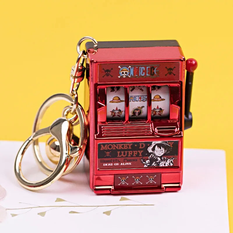 One Piece Mini Slot Machine Keychain