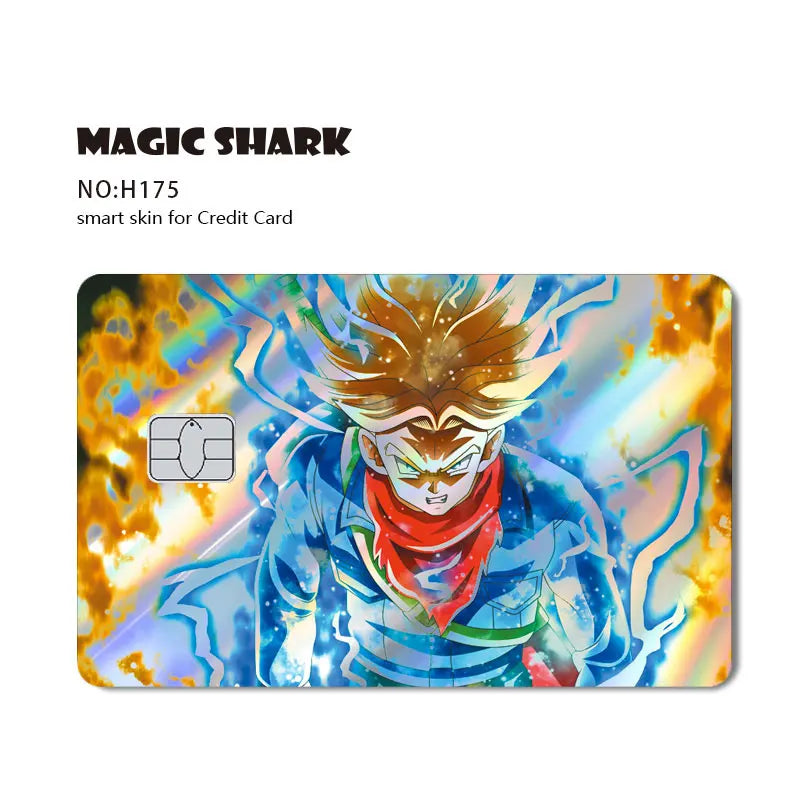 Dragon Ball Z EMV Card Stickers – Anime Card Skins for All Chip Sizes