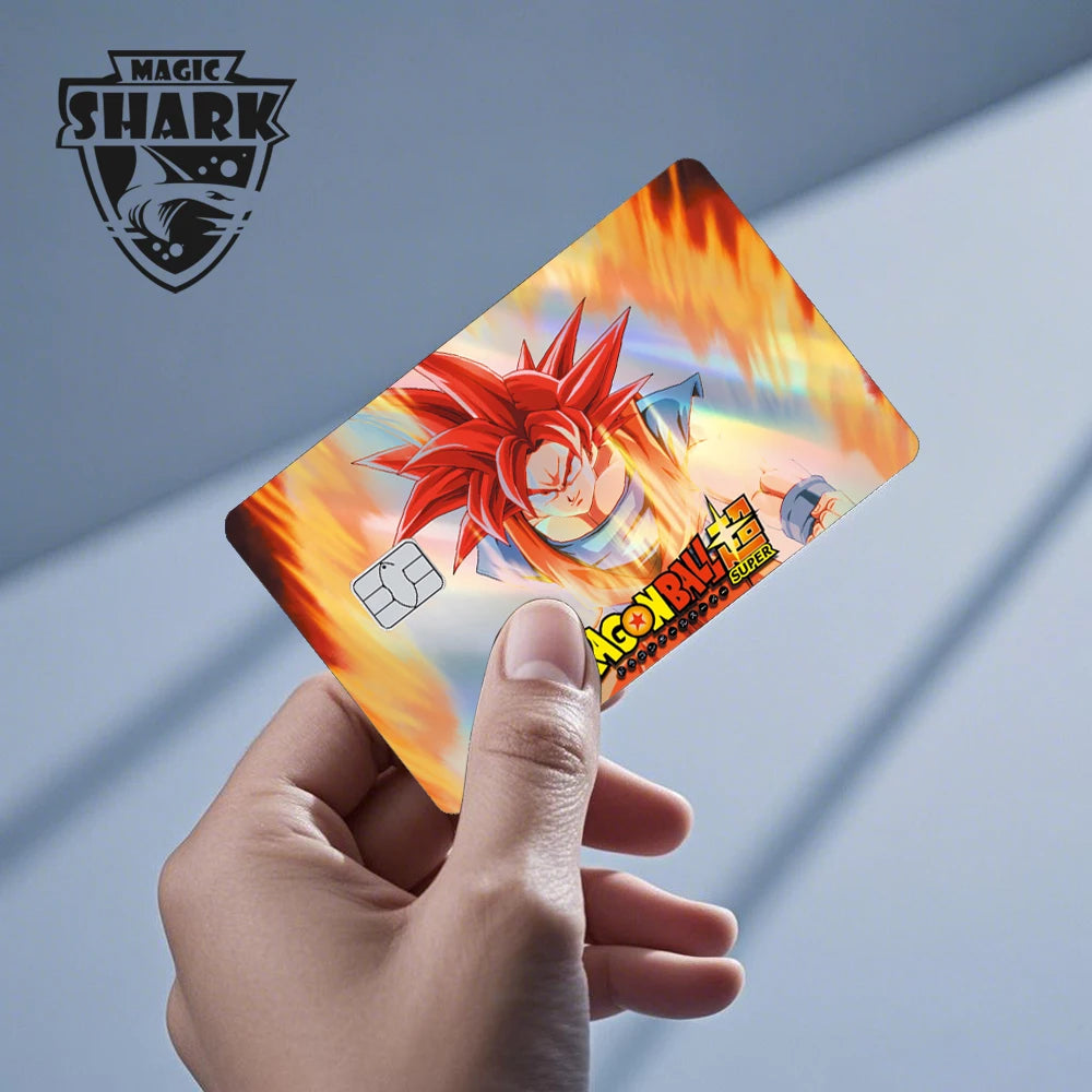 Dragon Ball Z EMV Card Stickers – Anime Card Skins for All Chip Sizes