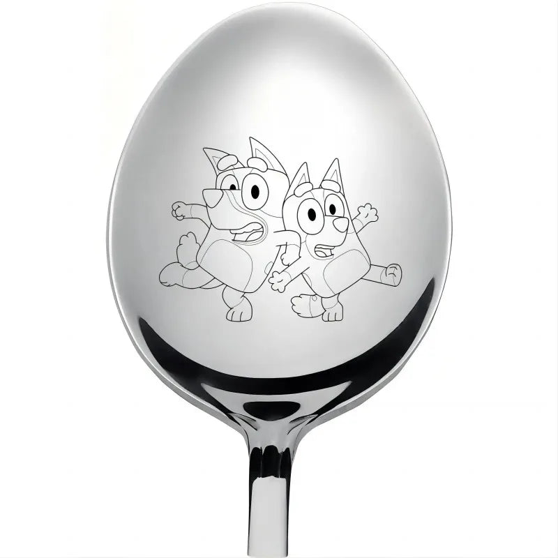 Bluey & Bingo Engraved Stainless Steel Cutlery