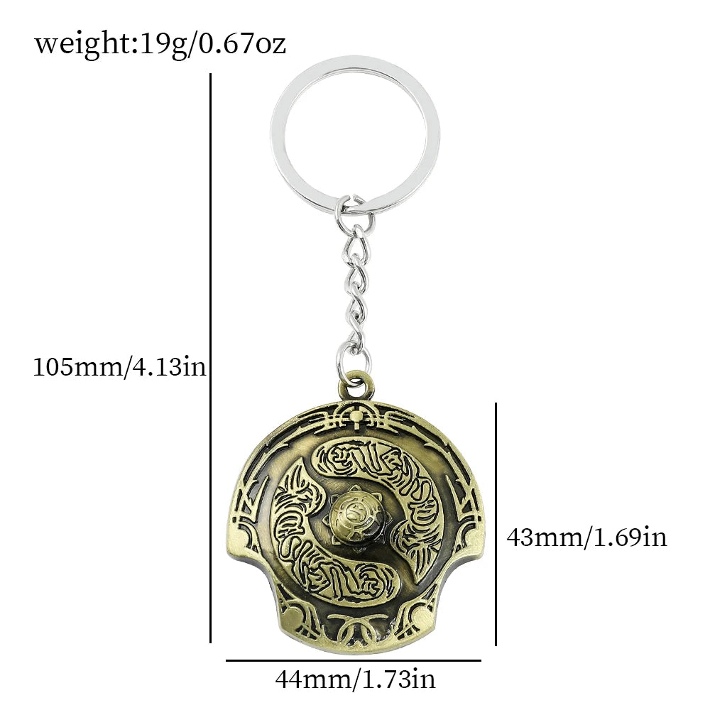 Dota 2 - Immortal Champion Shield Keychain