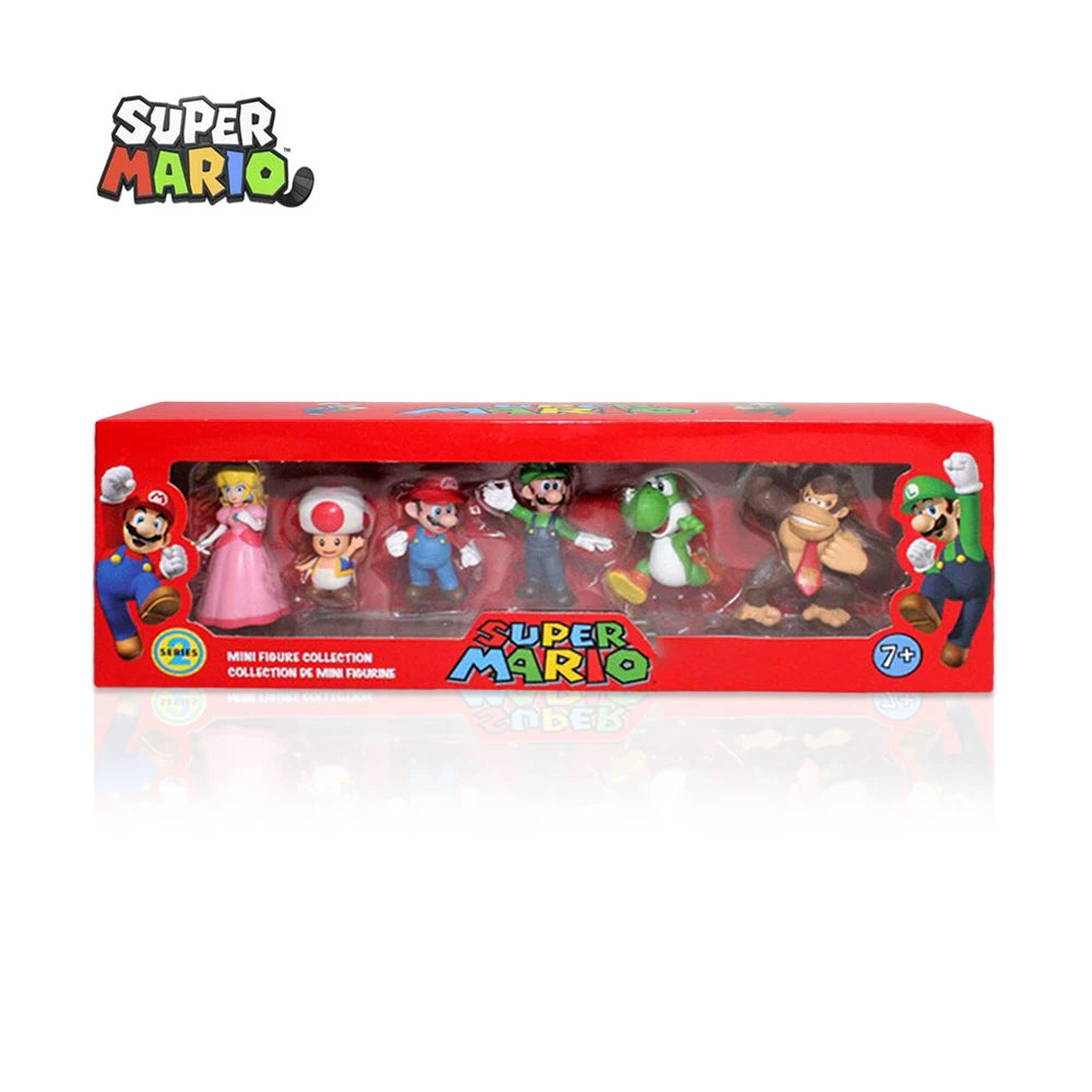 Super Mario – 6 Piece Figure Set