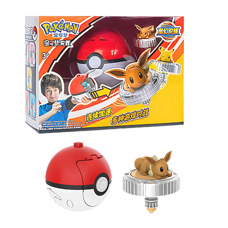 Pokémon Pokéball Gyro Battle Spinning Top Toy Set
