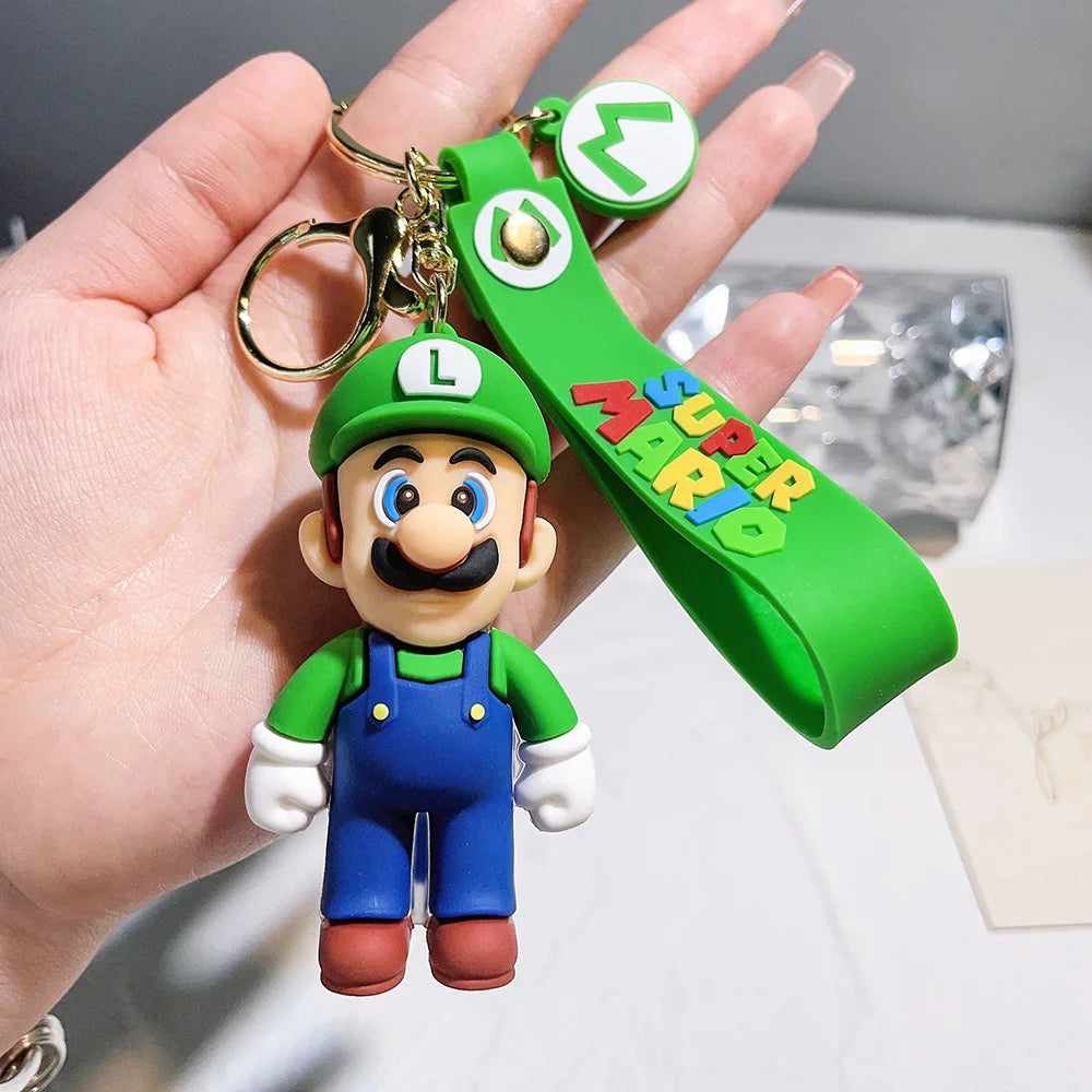 uper Mario Character Keychain – Mario, Luigi, Yoshi & More