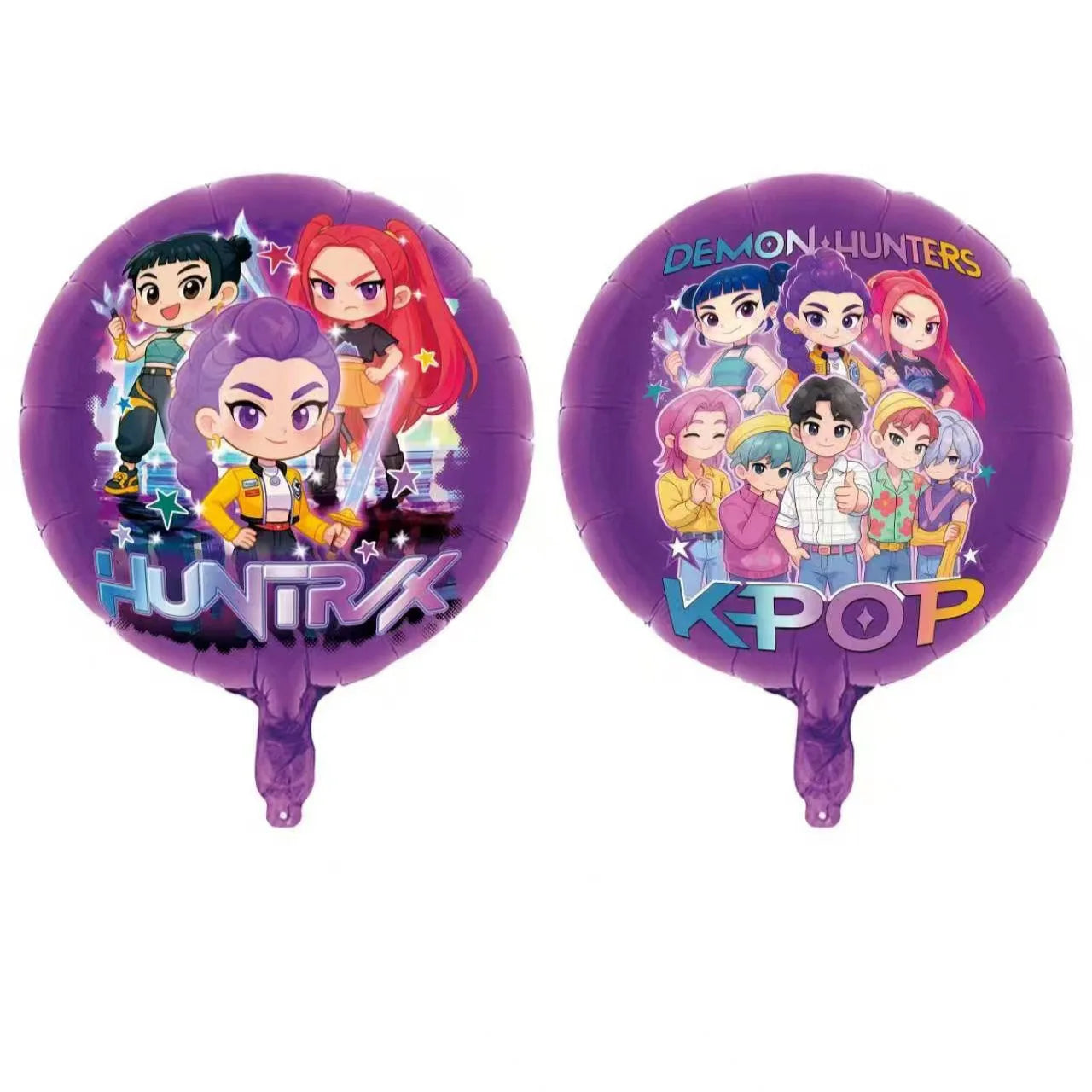K-Pop Demon Hunters Balloon Decoration Set – 10pcs (45 × 45cm)