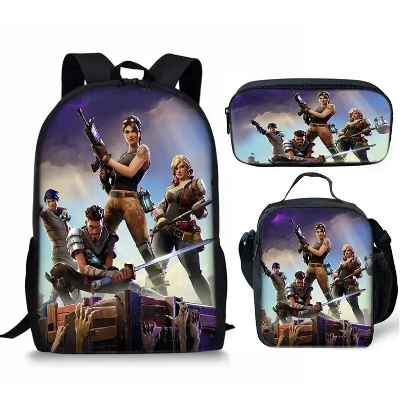 Fortnite 3-Piece Backpack Set – Multiple Styles