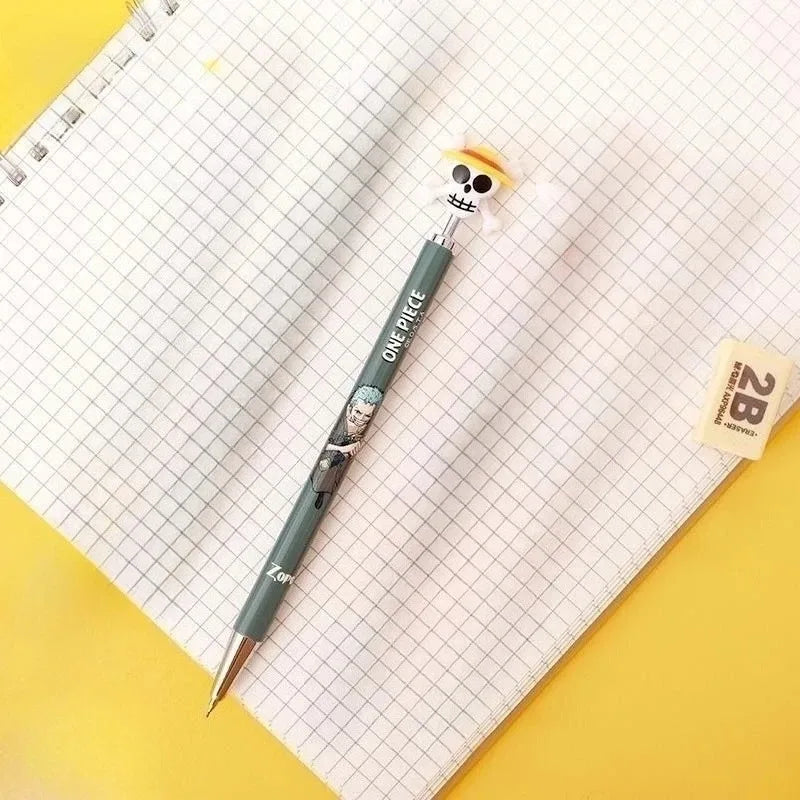 One Piece Mechanical Pencil – 0.7mm Anime Stationery (Random Character)