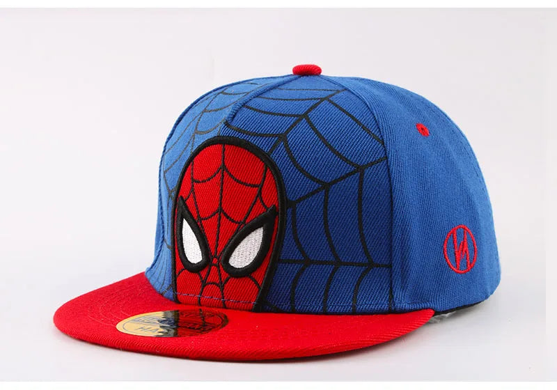 Spider-Hero Kids Snapback Cap – Adjustable Cartoon Hat